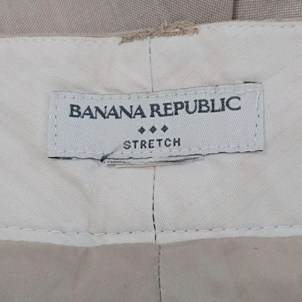 BANANA REPUBLIC beige regular waist bermudas - Picture 13 of 13